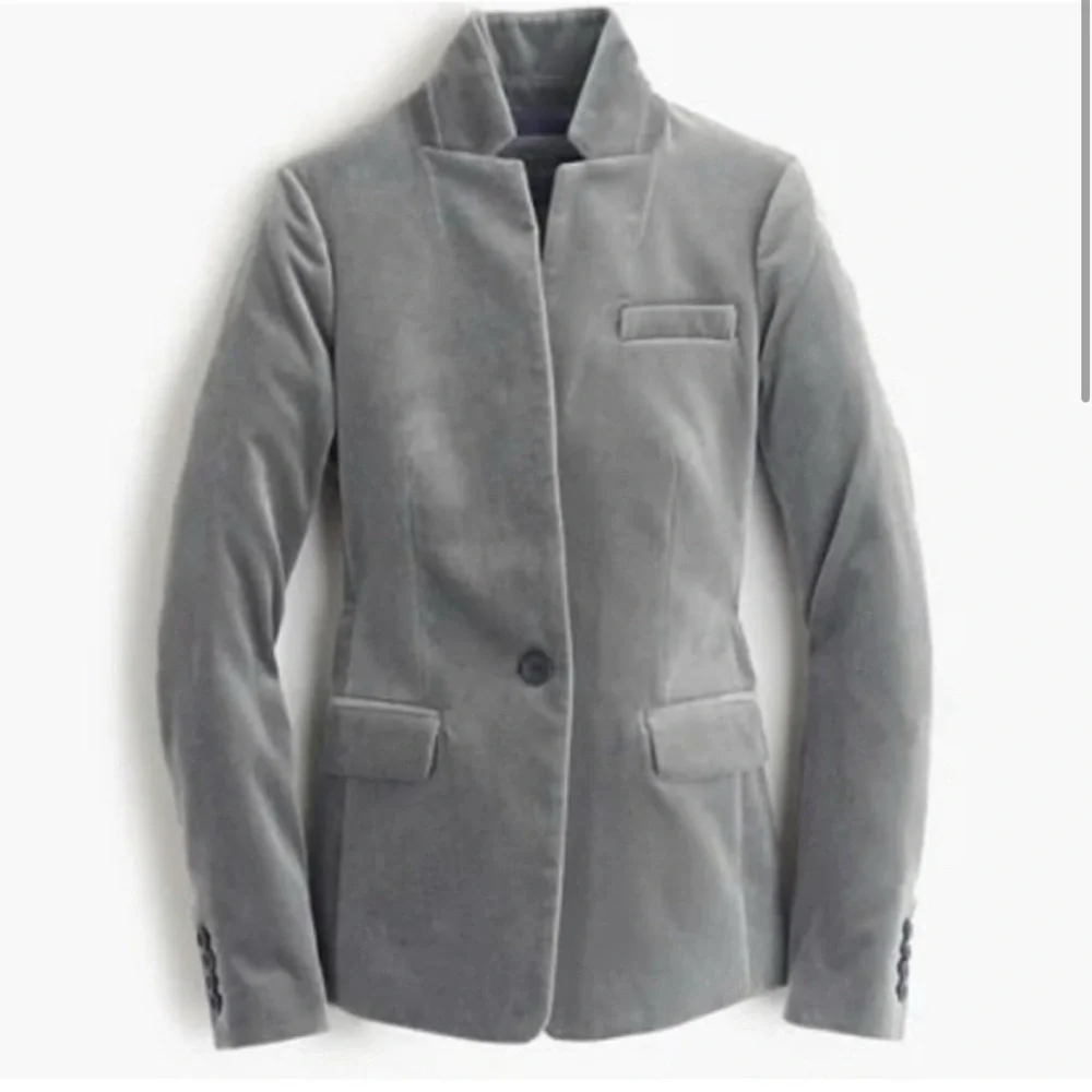 J Crew Regent Blazer Velvet Tall